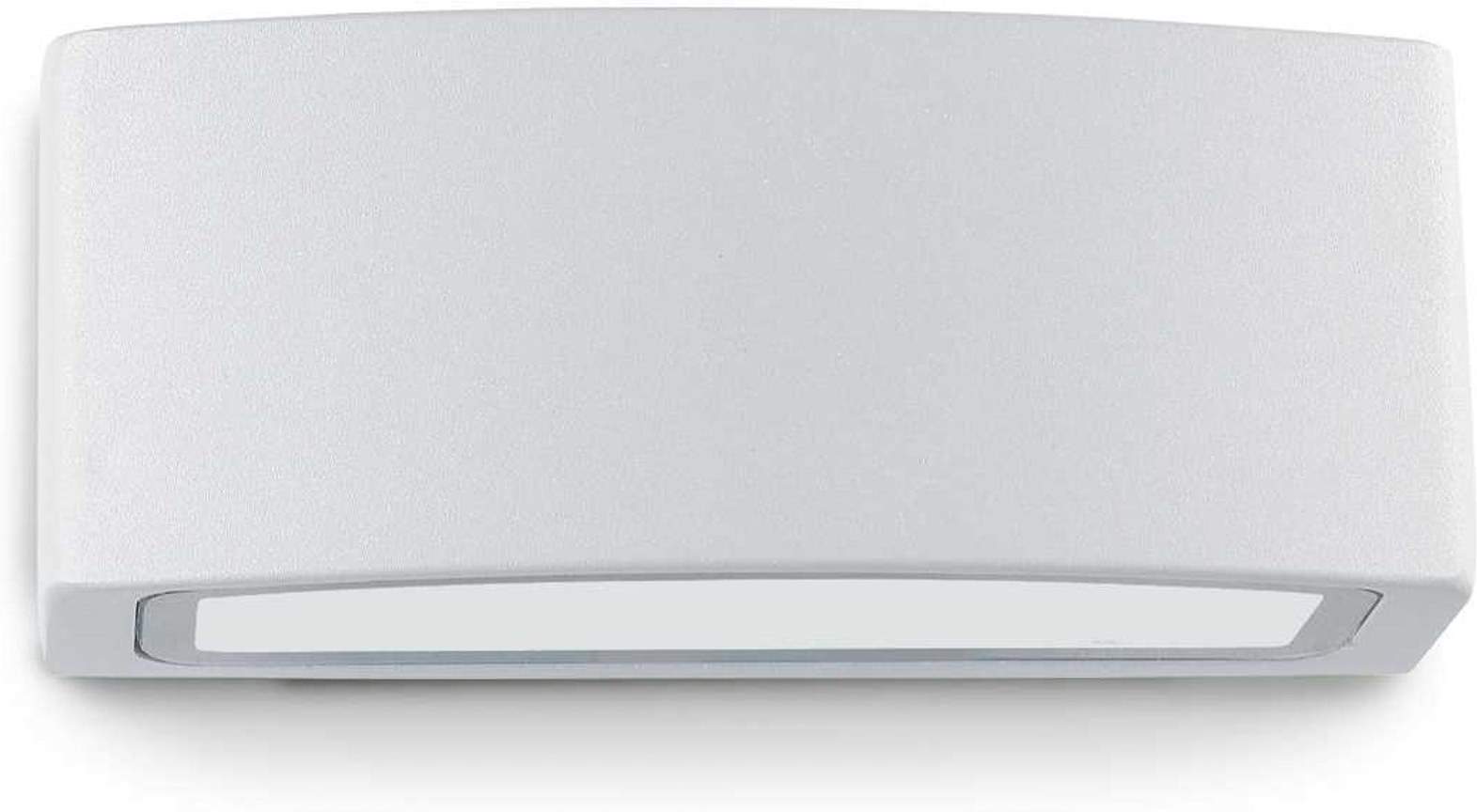 Udendørs væglampe Ideal Lux Andromeda grå aluminium IP55 E27 60W 22x12x8,5 cm