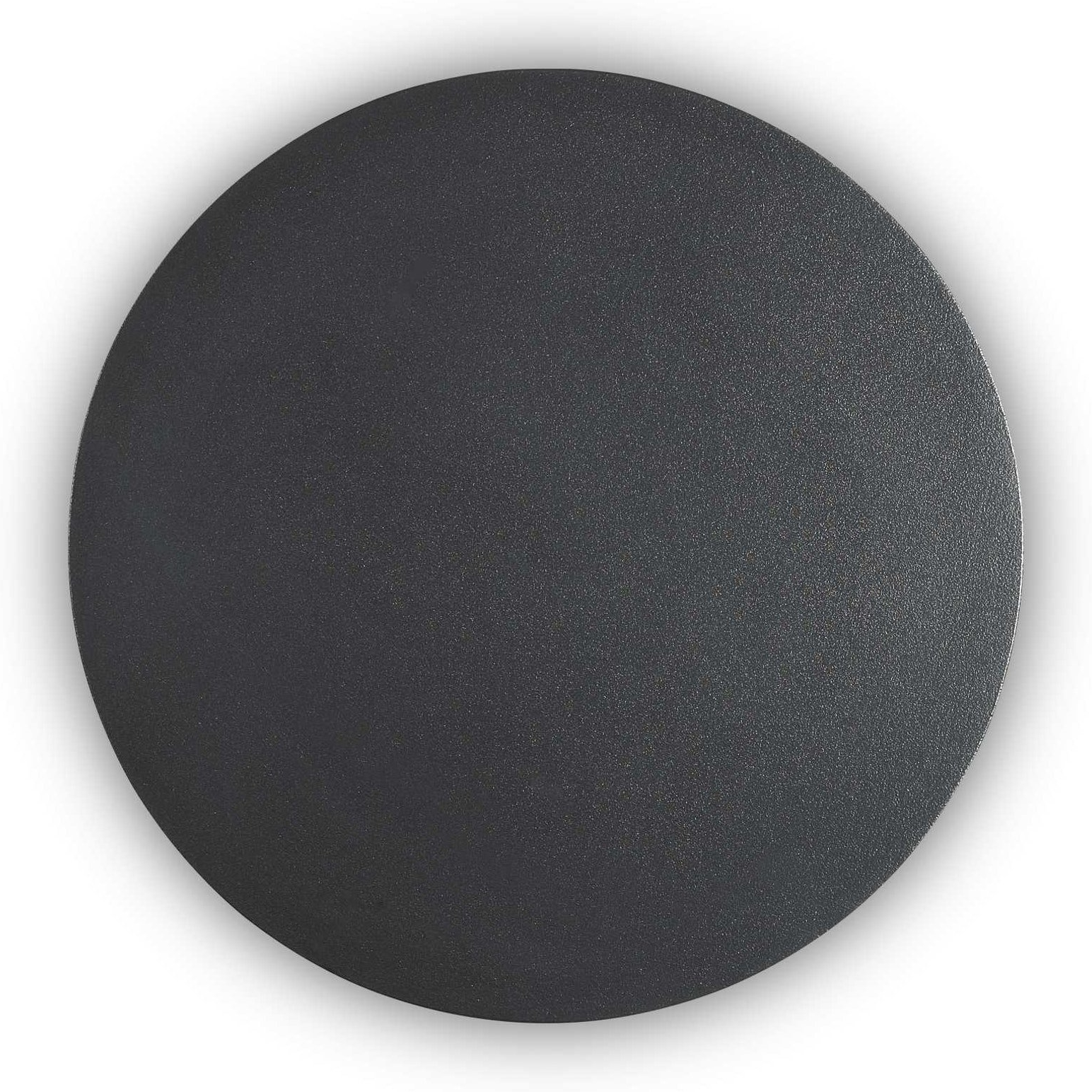 Væglampe/væglys Ideal Lux Cover Ø20 x 5 cm sort aluminium integreret LED 11W 1100 lm 3000K IP20