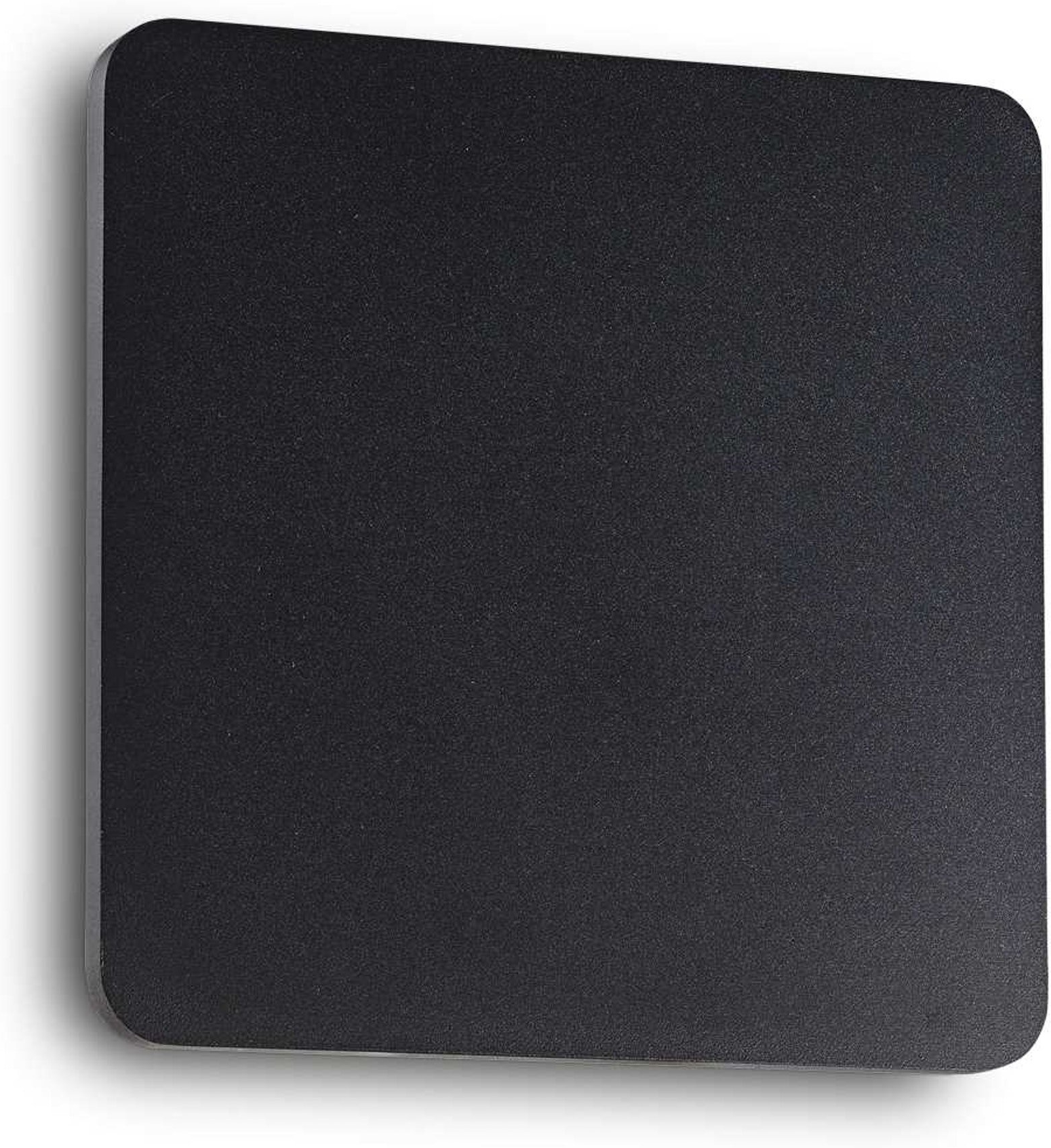 LED-væglampe Ideal Lux Cover sort aluminium vægarmatur 15x15x5 cm