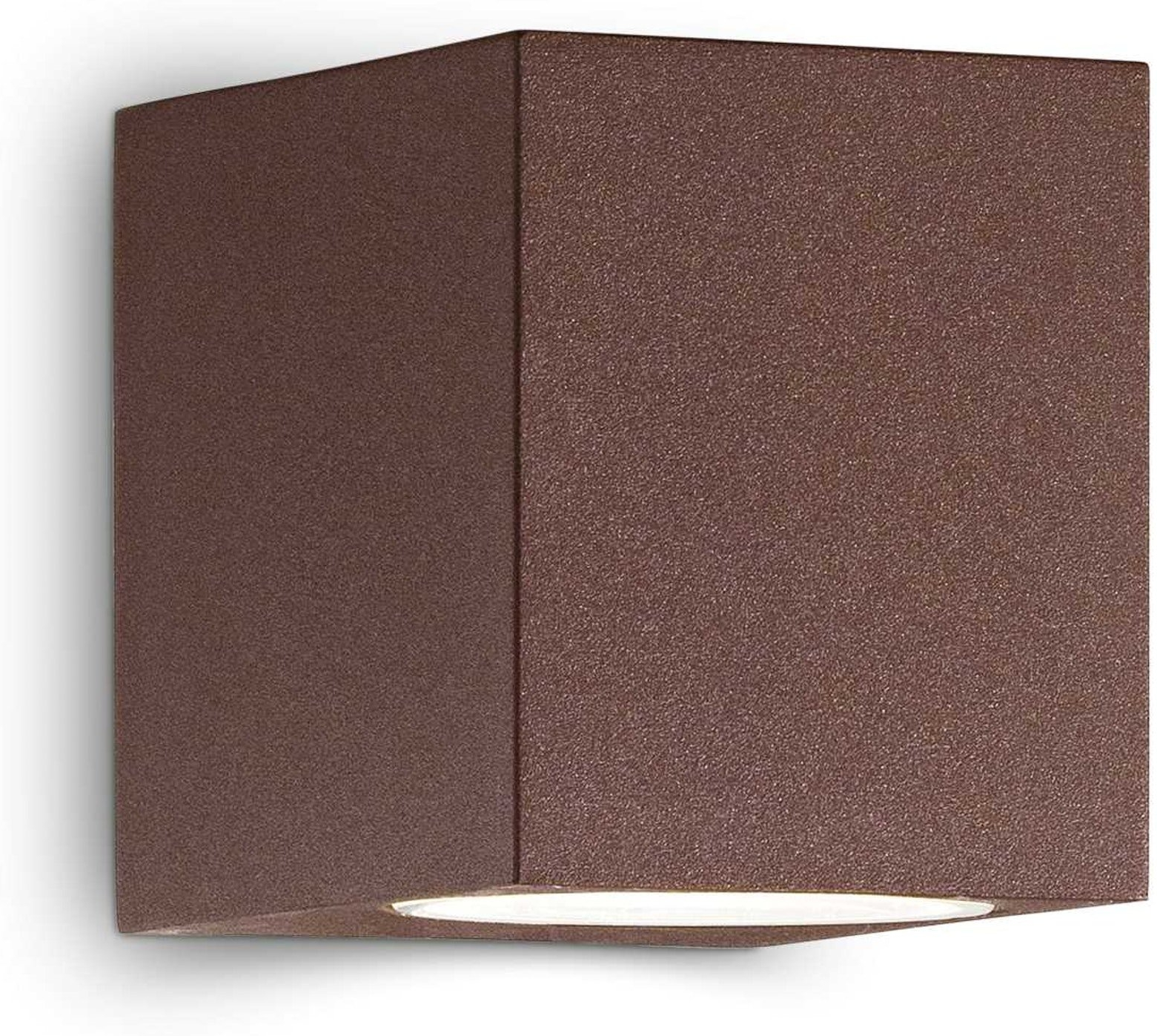 Udendørs væglampe Ideal Lux Up kaffebrun aluminium IP44 G9