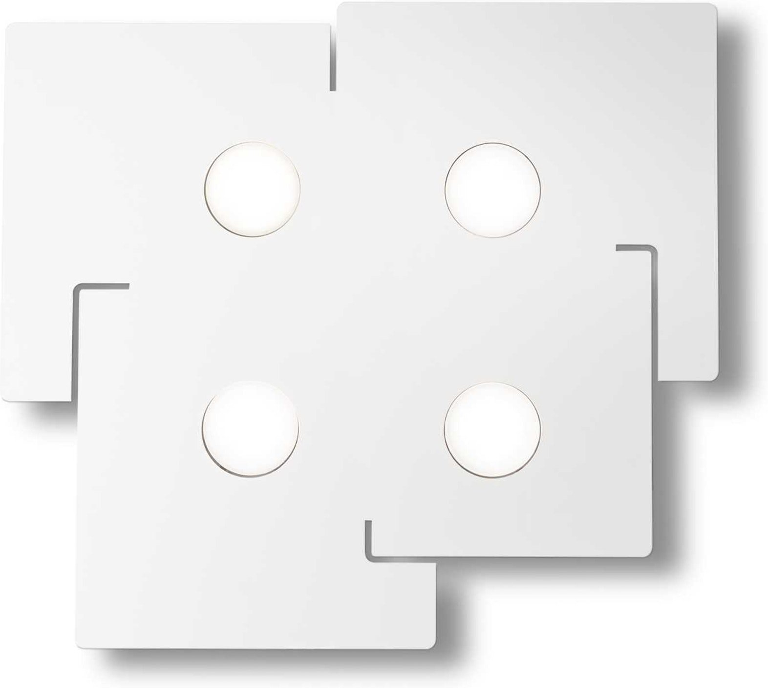 Loftslampe Ideal Lux Totem LED hvid 910 lm minimalistisk 56Ã51 cm