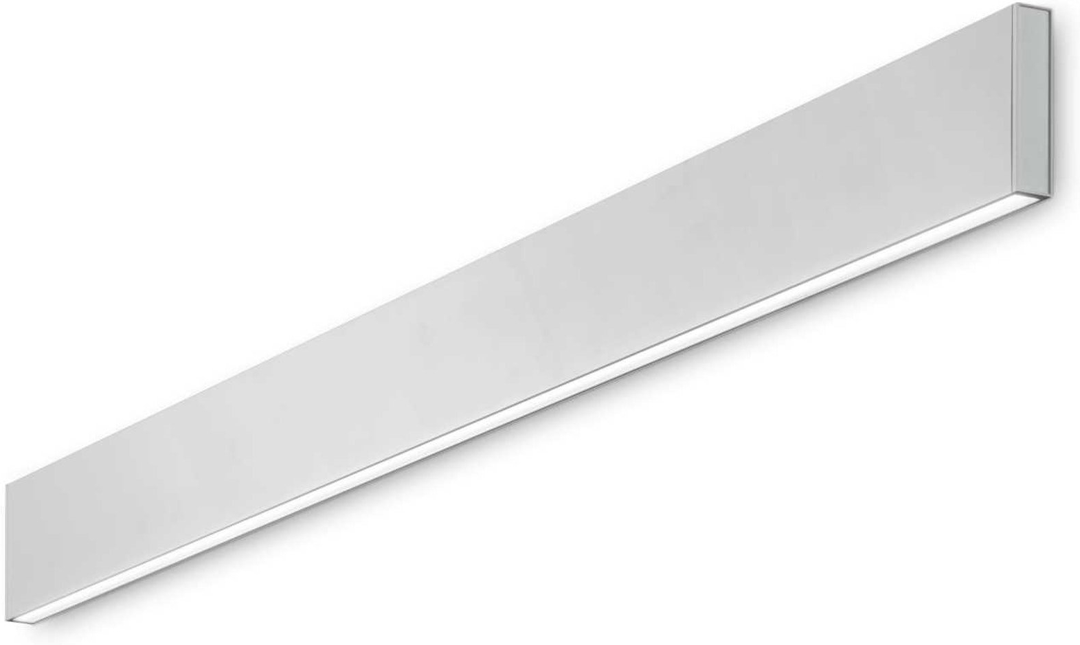 LED-væglampe Ideal Lux Linus modulopbygget aluminium hvid 3850 lm 3000 K 120 cm