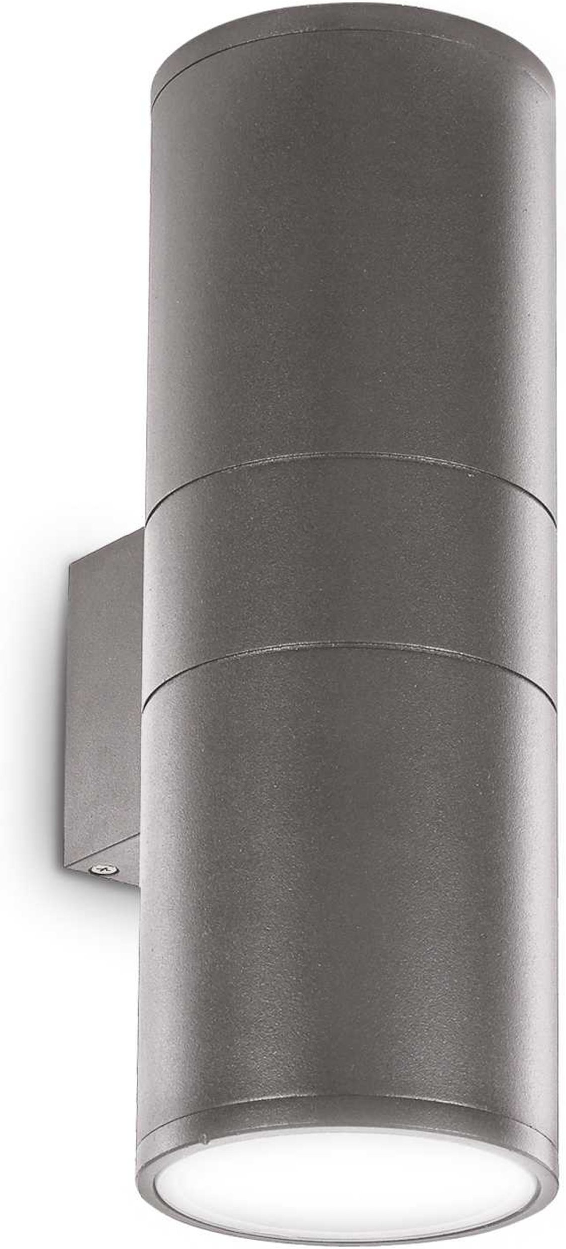 Udendørs væglampe Ideal Lux Gun antracit i aluminium H31xB11xL15 cm IP54
