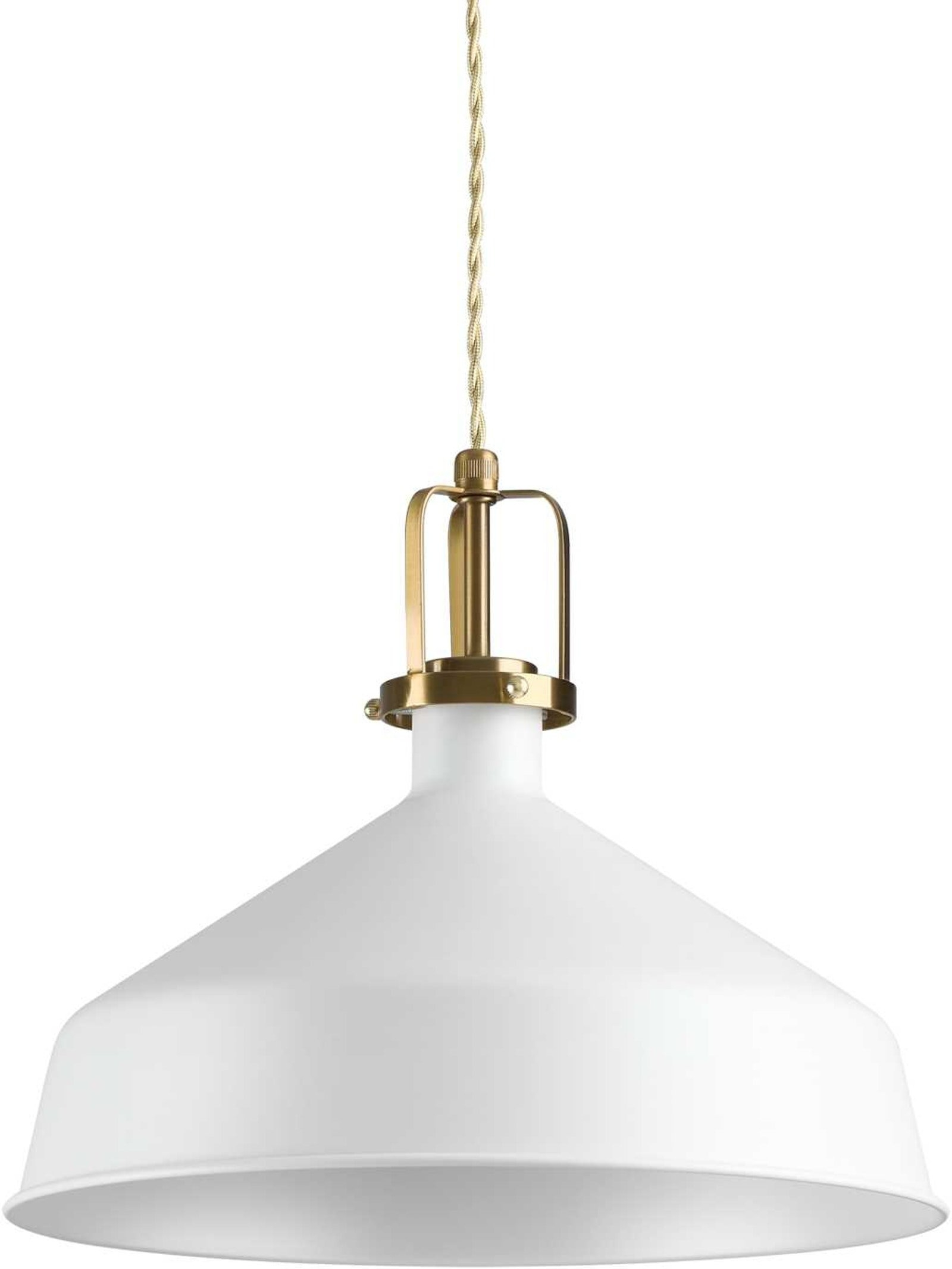 Pendel lampe Ideal Lux Eris Ø33 cm mat hvid justérbar højde