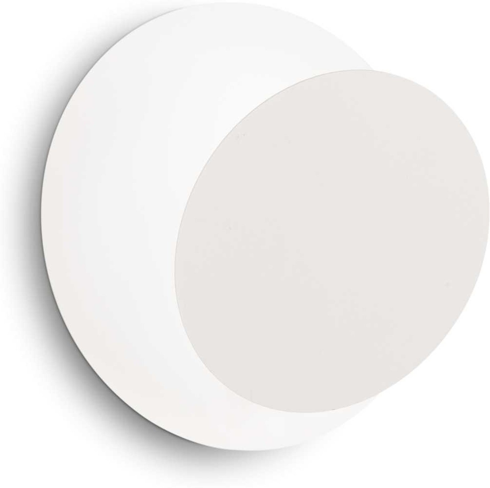Indendørs væglampe Ideal Lux Tick LED Metal Hvid Ø18 x B7 x H4 cm 6W 600 lm 3000K