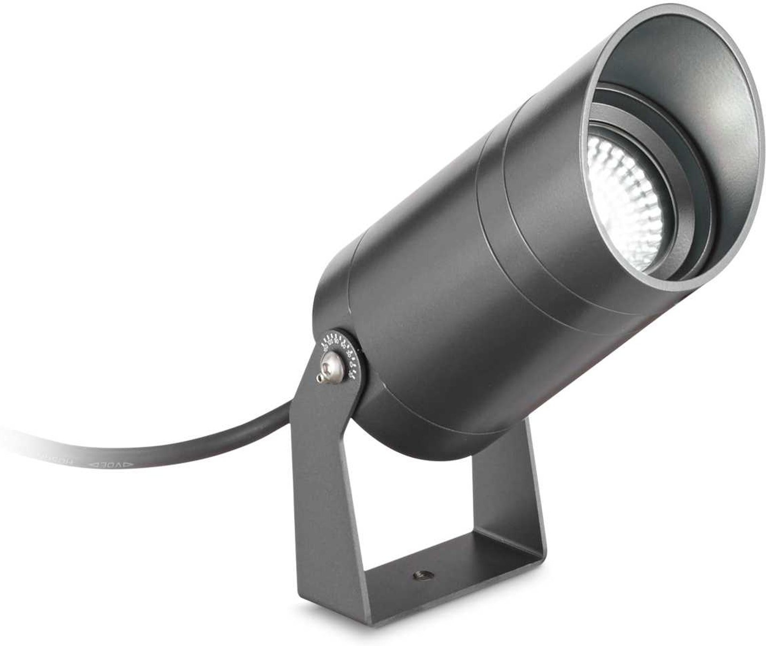 Ideal Lux Starlight udendørs LED-projektor i grå, 1150 lm, IP68