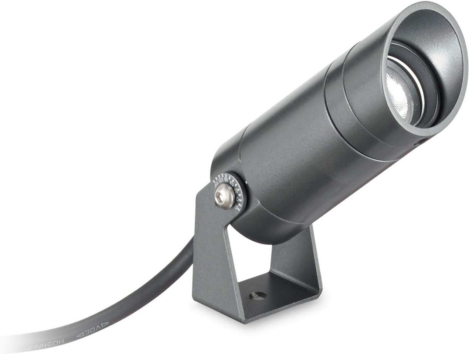 Udendørs LED-spotprojektor Ideal Lux Starlight IP68 700 lm 3000 K grå metal