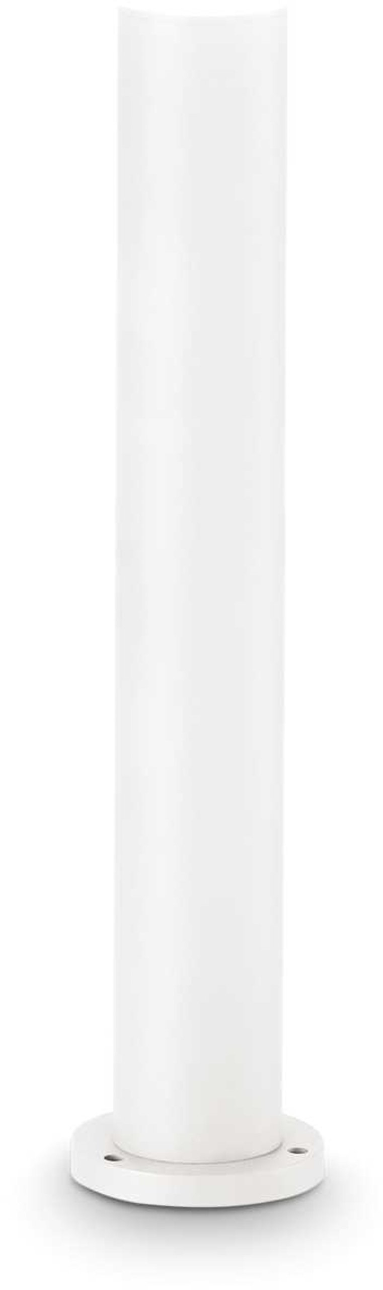 Udendørs gulvlampe Ideal Lux Clio hvid aluminium/metal Ø13,5 x H60 cm IP44