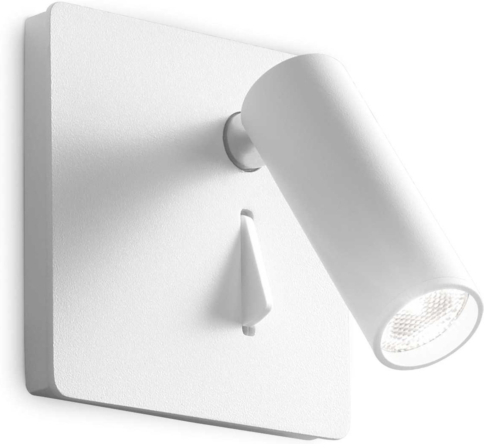 Ideal Lux Lite væglampe LED hvid kompakt med justerbar diffuser og indbygget afbryder