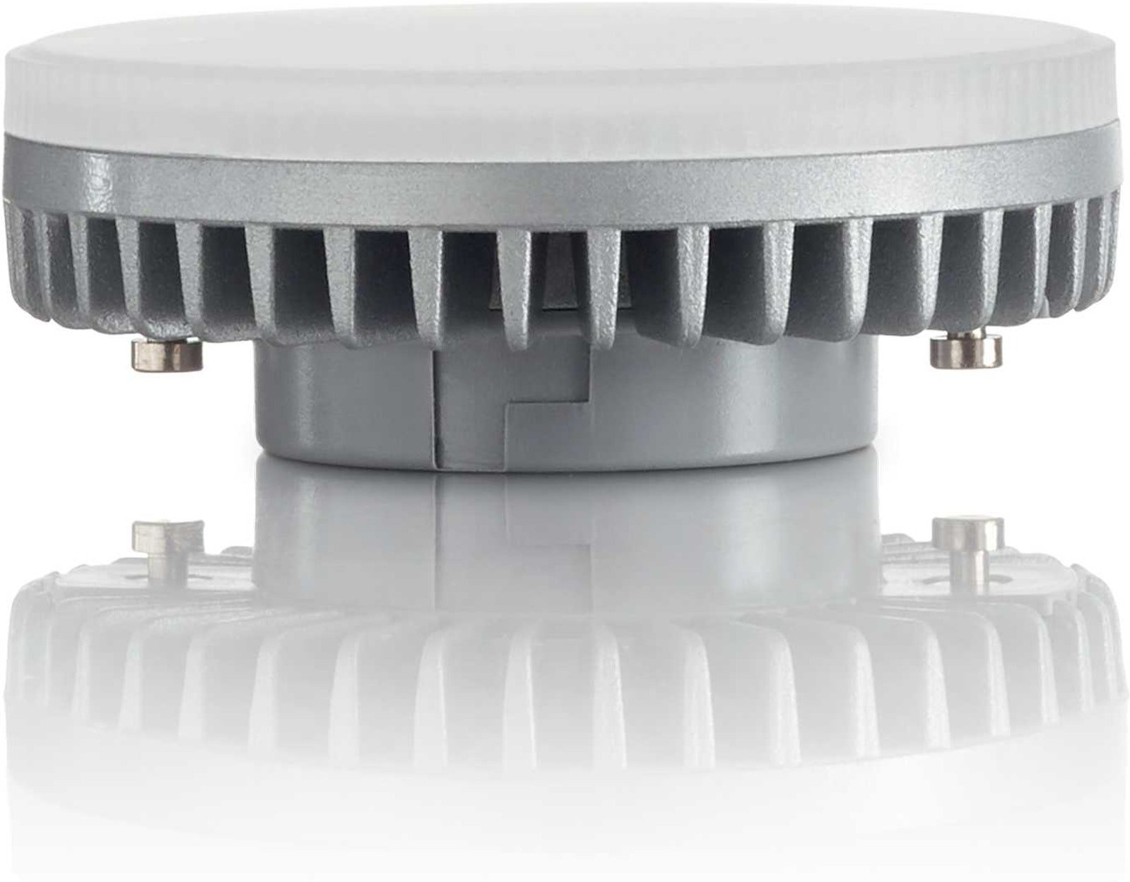 LED lyspære Ideal Lux Gx53 dimbar 9W 890 lm Ø75 3000K hvid/aluminium