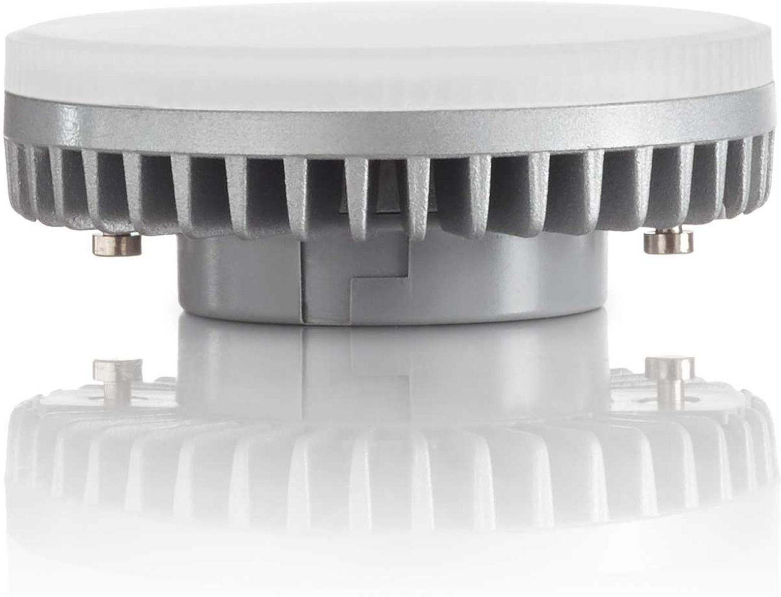 LED-lyspære Ideal Lux Gx53 dæmpbar 9W 900 lm 4000 K Ø75 x 29 mm hvid/aluminium