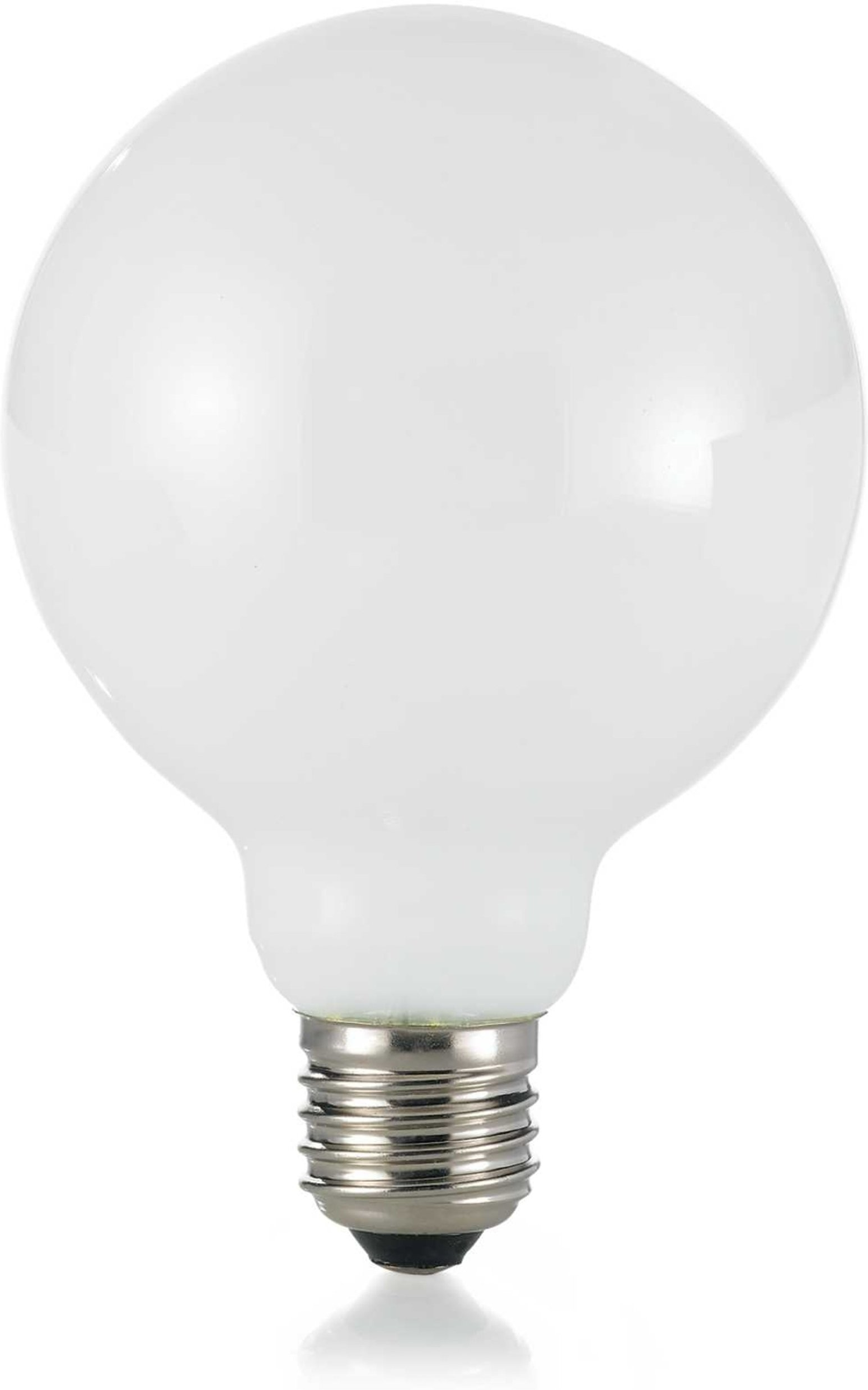 LED-pære Ideal Lux E27 Ø9,5Ã13,5 cm 8W 1050lm 4000K klart hvidt glas