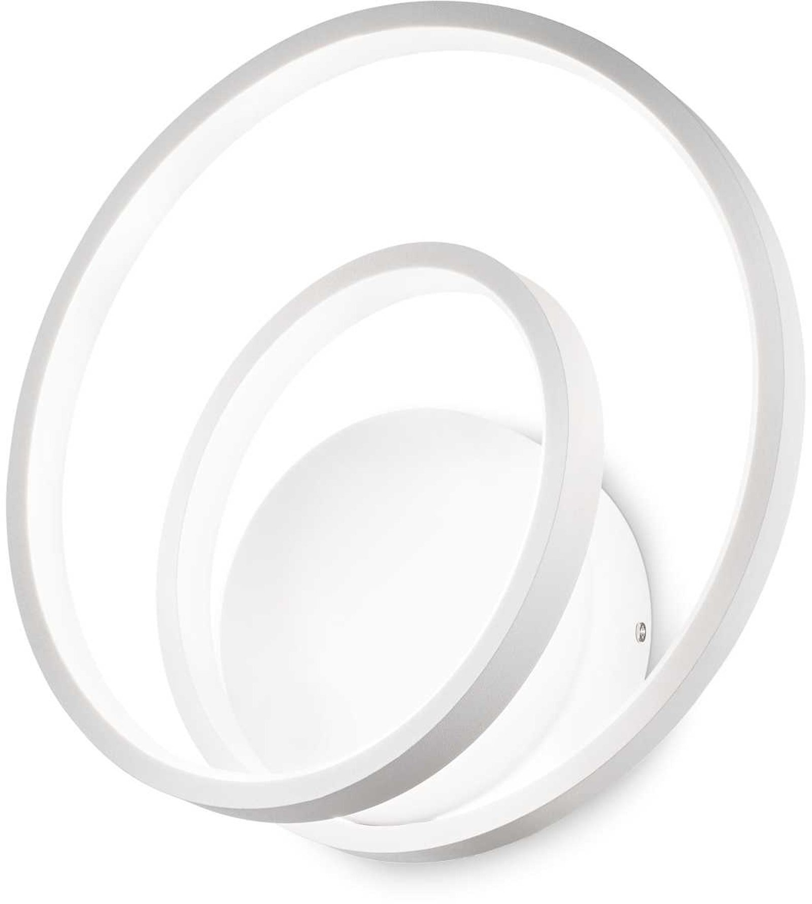 LED væglampe Ideal Lux Oz, hvid metal vægarmatur, 3000 lm, 30 W