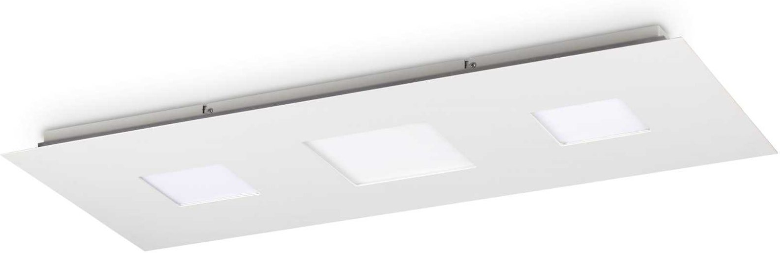 Dæmpbar LED-loftlampe Ideal Lux Relax 65W 6100 lm mat hvid 90Ã40 cm
