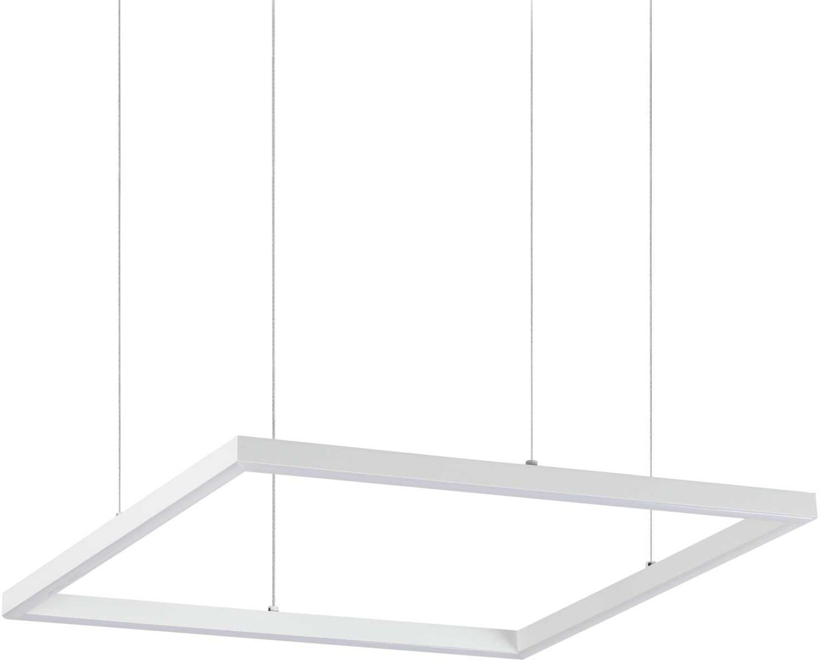 Ideal Lux Oracle Slim pendellampe L500 x H90-2040 mm hvid integreret LED 3080 lm