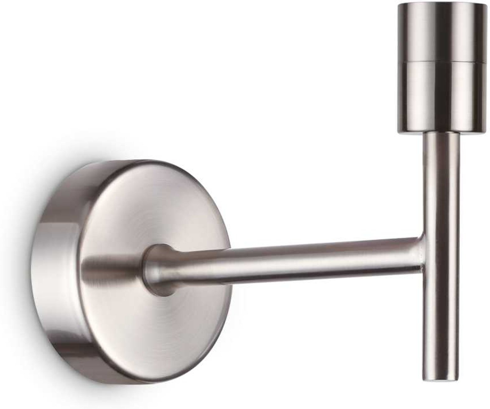 Væglampe Ideal Lux Set Up nikkel metal/aluminium H16ÃB19ÃL8,5 cm E27 60W IP20