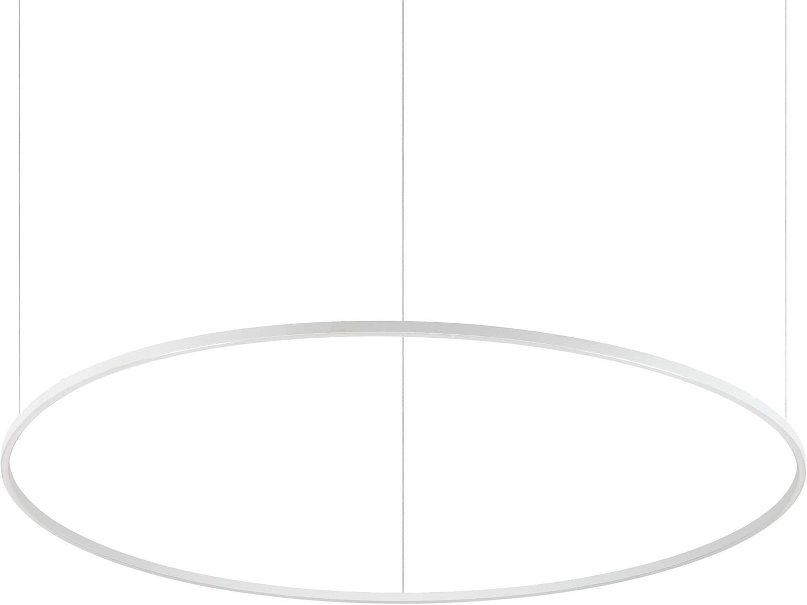 Pendellampe Ideal Lux Oracle Slim Justerbar Ø150 cm Hvid LED 78W 6250 lm 3000K
