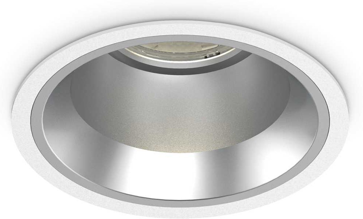 Indbygningslampe Ideal Lux Off Ø11 cm rund LED downlight 15W 1500lm 3000K hvid IP54
