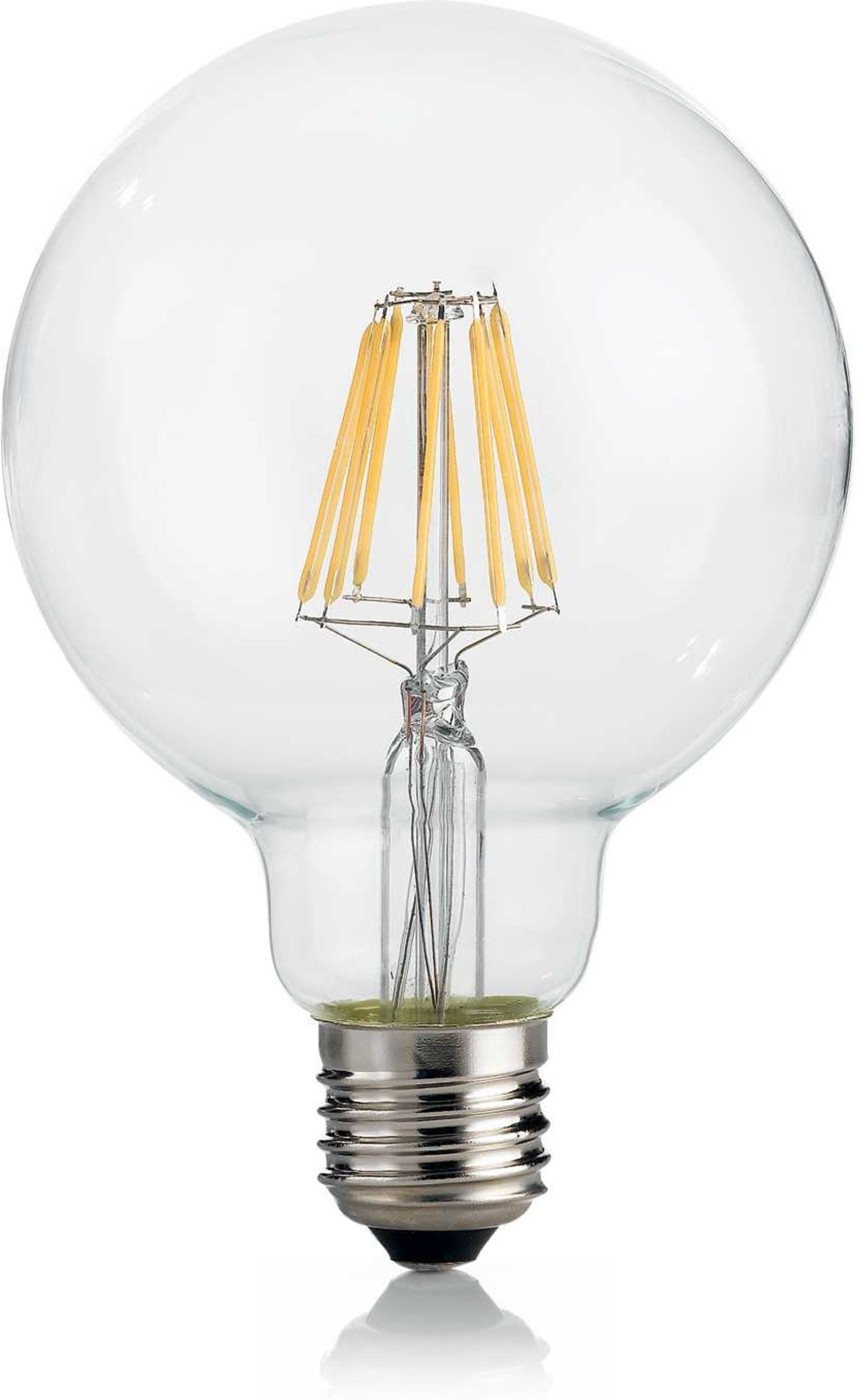 Lyspære Ideal Lux E27 Vintage filamentpære 8W 860 lm 3000 K Ø9,5ÃH13,5 cm