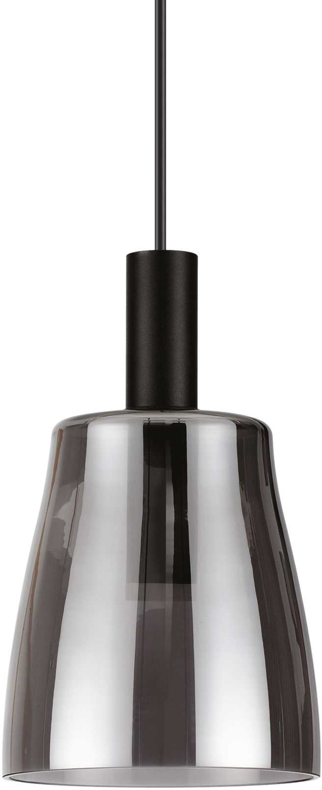 Pendel lampe Ideal Lux Coco Ø150 mm røg/sort LED justerbar højde 310 - 2270 mm