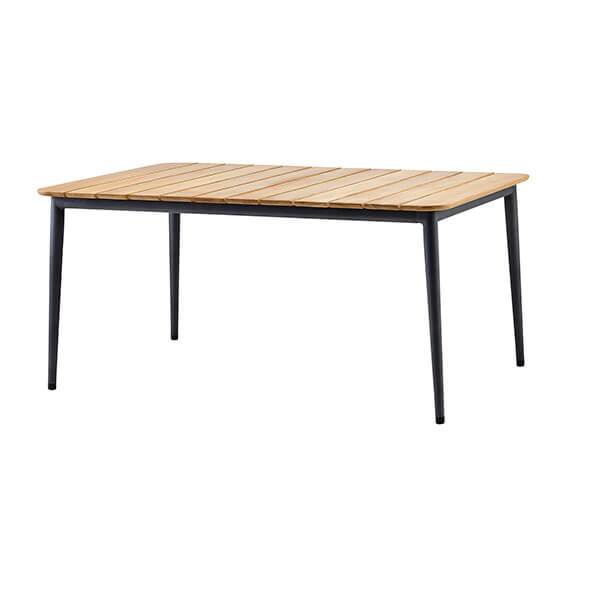 Cane-Line Core havebord - 160x90 cm - Teak  : Erling Christensen Møbler