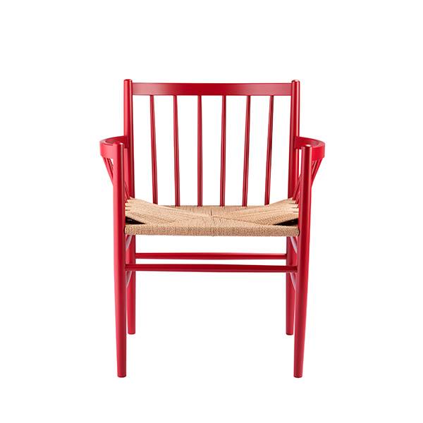 FDB Møbler - J81 spisebordsstol - Bøg ruby red  : Erling Christensen Møbler