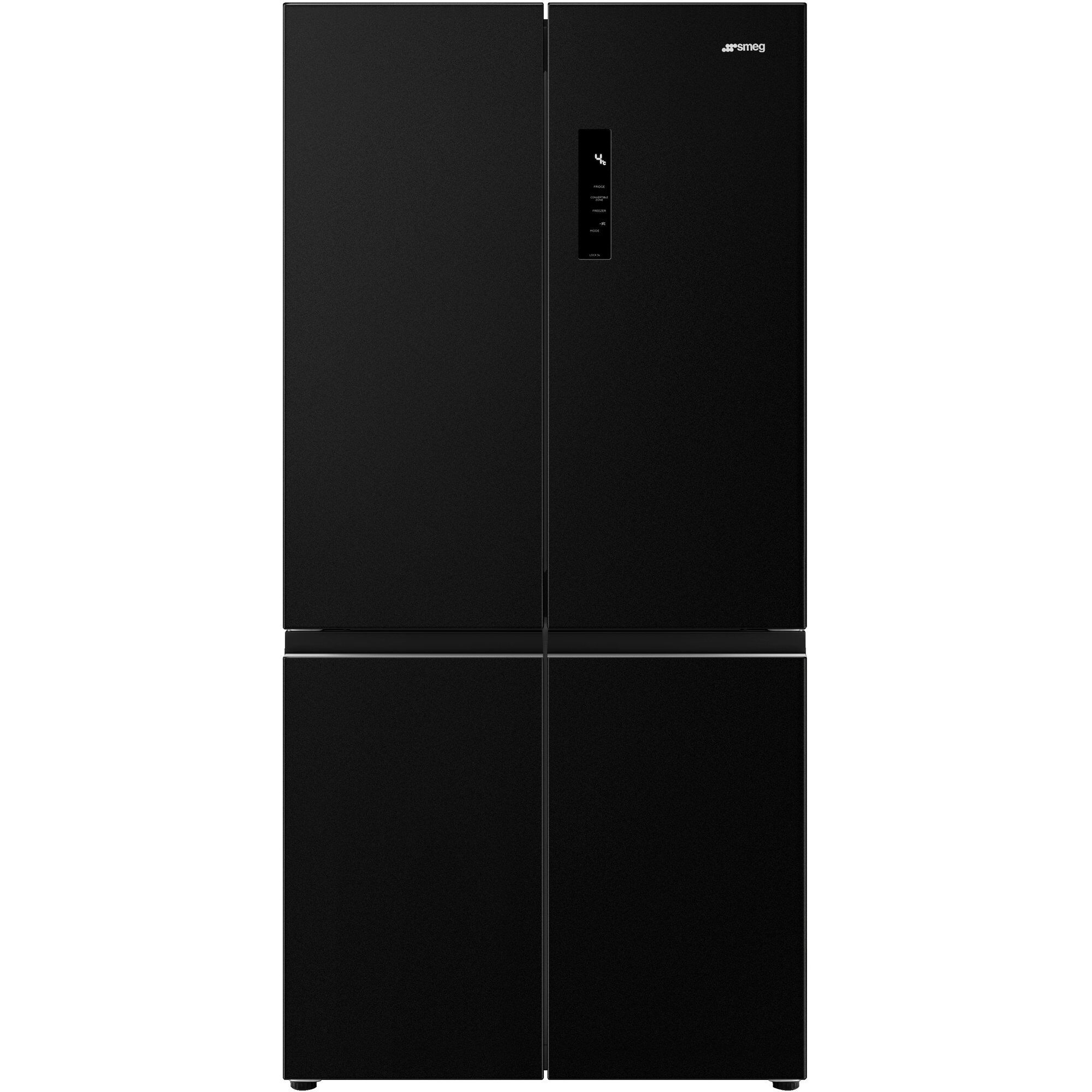 Smeg FQI60KD French Door køleskab, sort