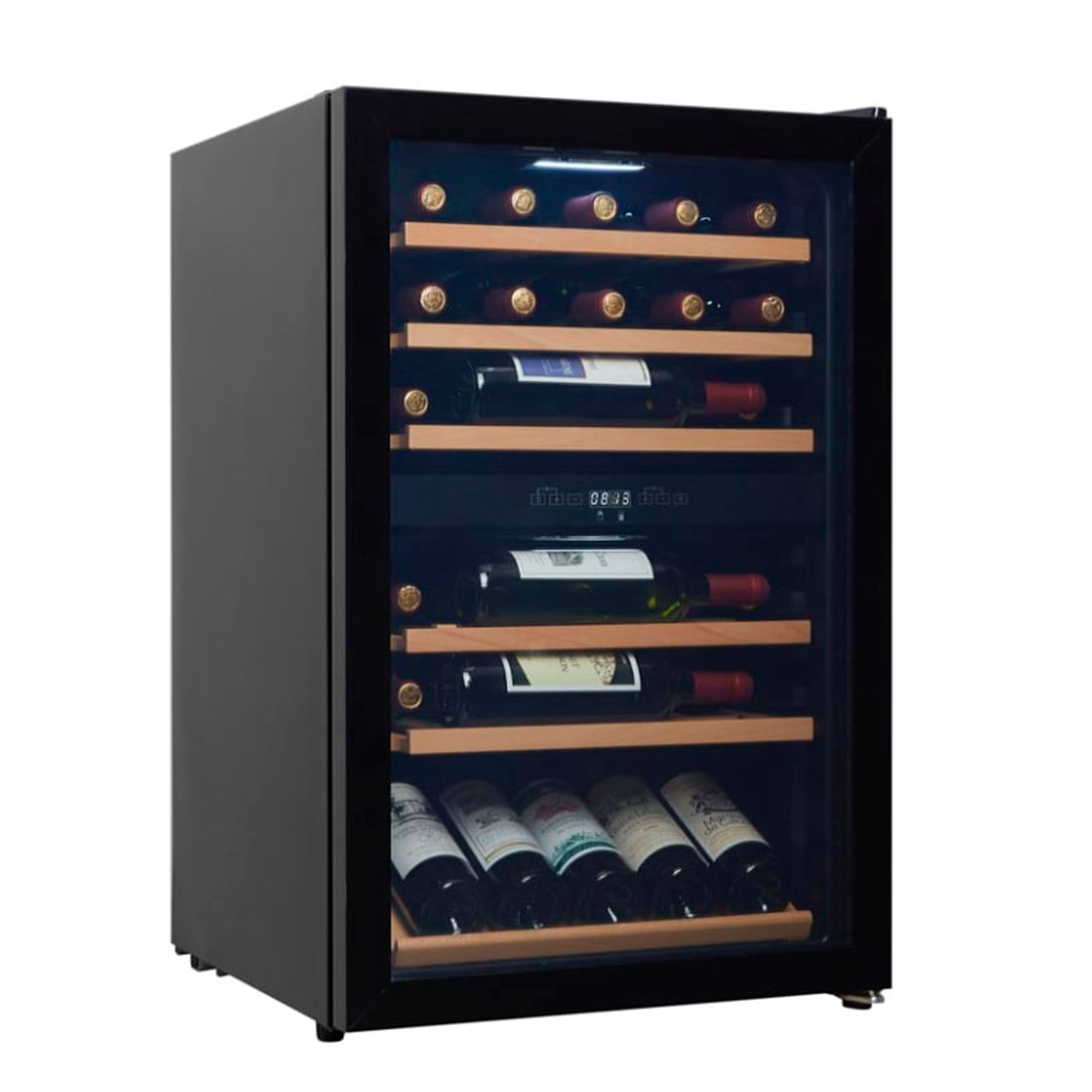 Cavin Polar Collection 51 Black vinkøleskab 37 flasker