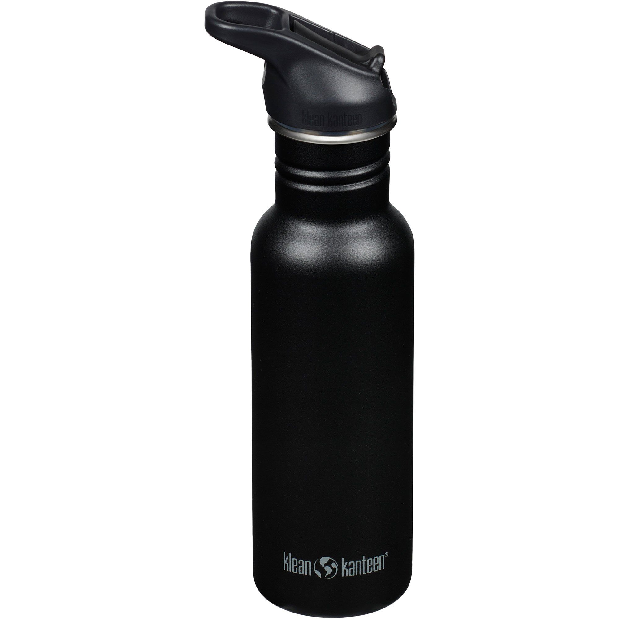 Klean kanteen Classic Narrow Flip Sport Vandflaske 532 ml, sort