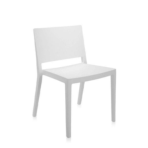 Kartell Lizz Mat stabelstol - hvid  : Erling Christensen Møbler