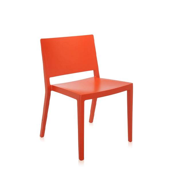 Kartell Lizz Mat stabelstol - orange  : Erling Christensen Møbler