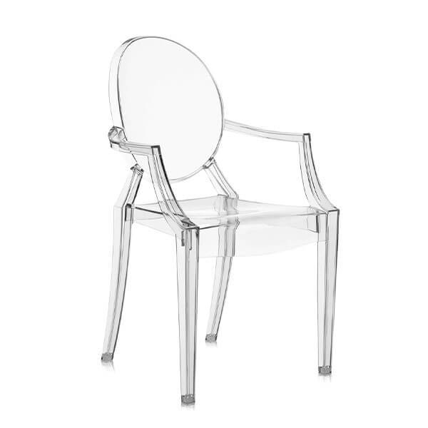 Kartell Louis Ghost spisebordsstol - krystal  : Erling Christensen Møbler
