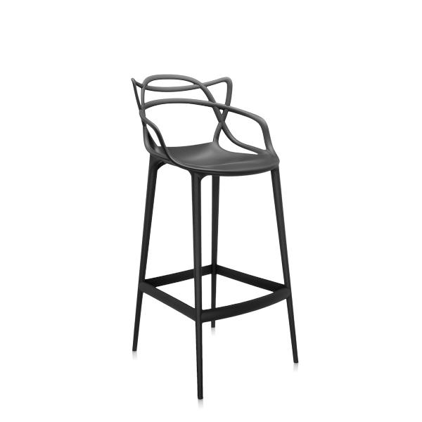 Kartell Masters Stool Barstol Black 75cm.  : Erling Christensen Møbler