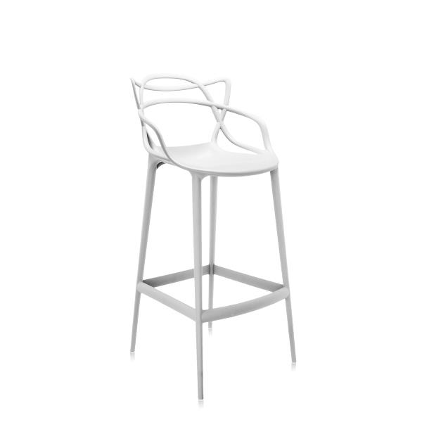 Kartell Masters Stool Barstol White 75cm.  : Erling Christensen Møbler