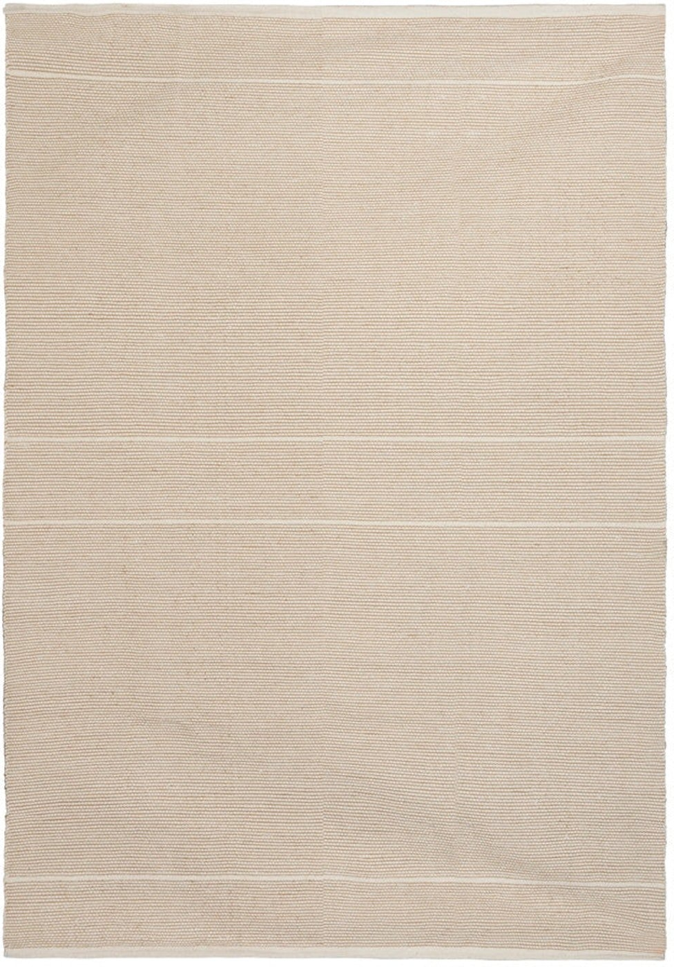 Gulvtæppe Kristina Dam Oru uld/jute 200x300 cm beige tatami-inspireret minimalistisk