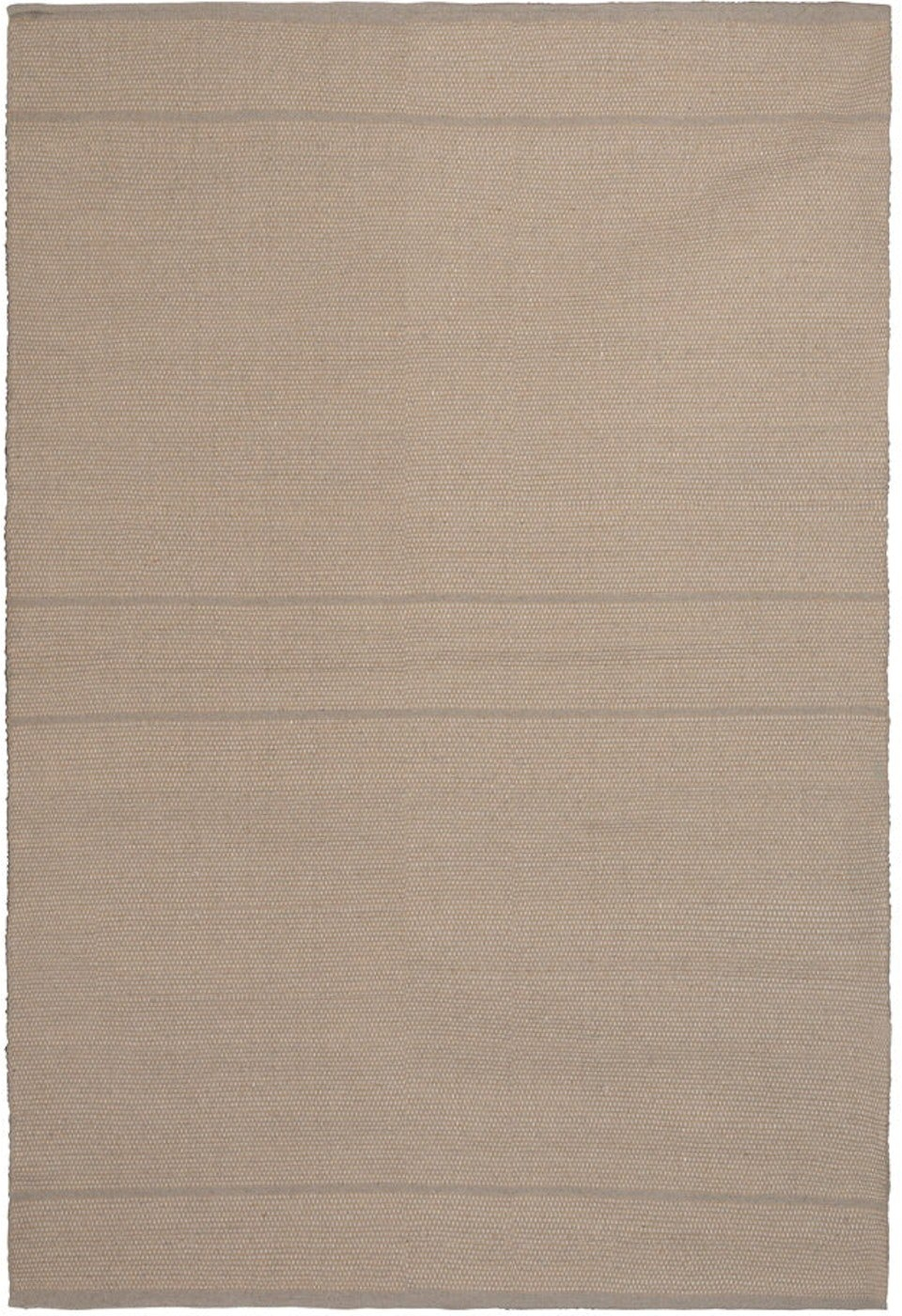 Gulvtæppe Kristina Dam Oru 200x300 cm mørk beige uld, jute og bomuld
