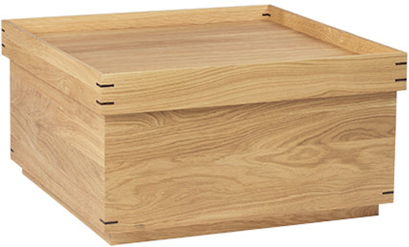 Bakkebord/sidebord Kristina Dam Japanese rektangulært håndlavet i olieret eg 68x68x36 cm