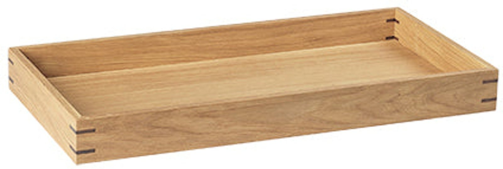 Dekorations- og serveringsbakke Kristina Dam Japanese egetræ 64x32x6,5 cm natur