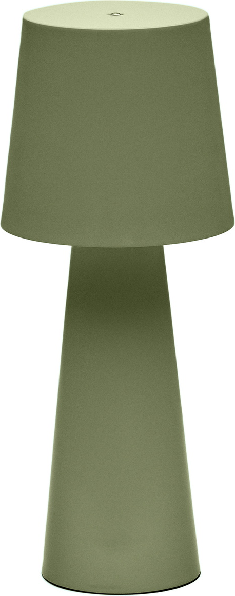 Bordlampe Kave Home Arenys grøn metal udendørs LED-lampe IP54 Ø16Ã40 cm justerbar lysstyrke