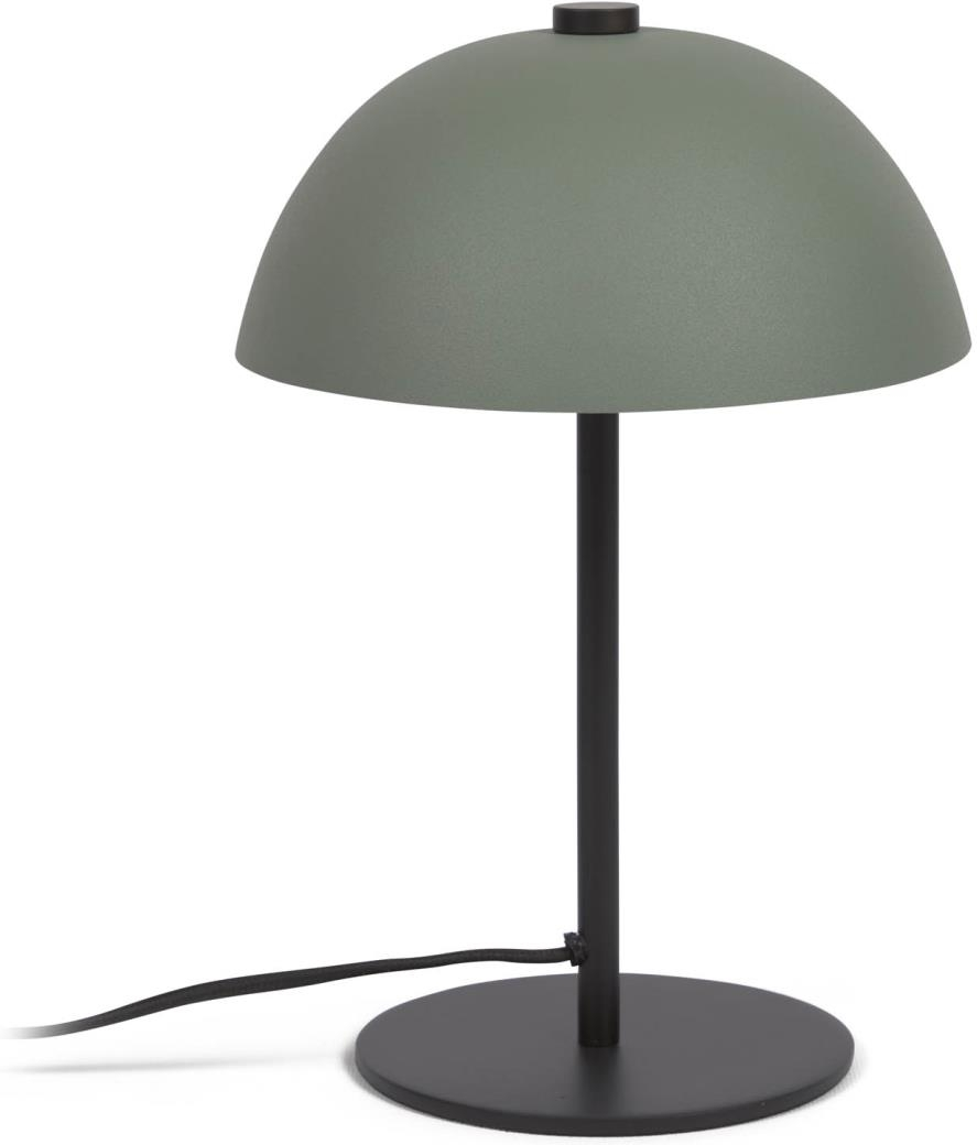 Bordlampe Kave Home Aleyla i grøn metal H33 x Ø22 cm  -  moderne vintage
