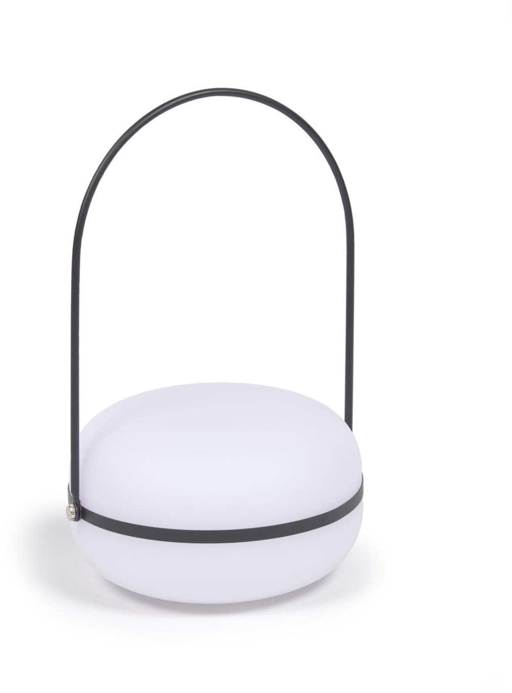Bordlampe Kave Home Tea  -  Bærbar LED-lampe, USB-opladelig, 3 lysniveauer, Sort