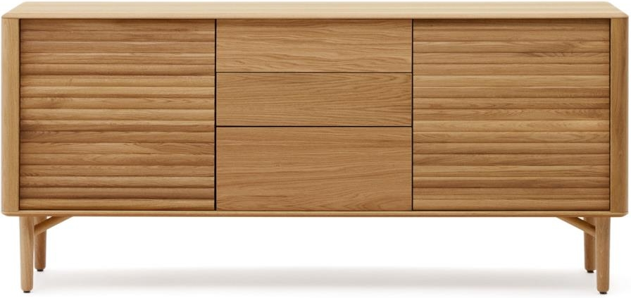 Skænk/sideboard Kave Home Lenon egetræsfinér natur 155Ã45Ã86 cm
