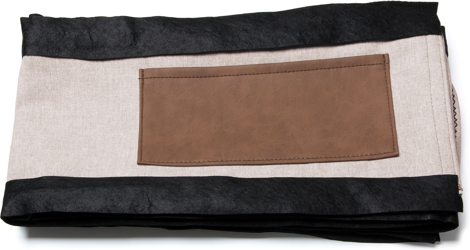 Betræk til sengeramme Kave Home Dyla 160x200 cm beige nordisk pletafvisende stof