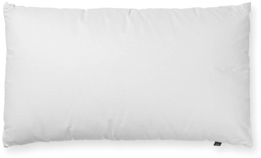 Pyntepude Kave Home Nyla 90x40 cm med genanvendte konjugerede silikonefibre hvid