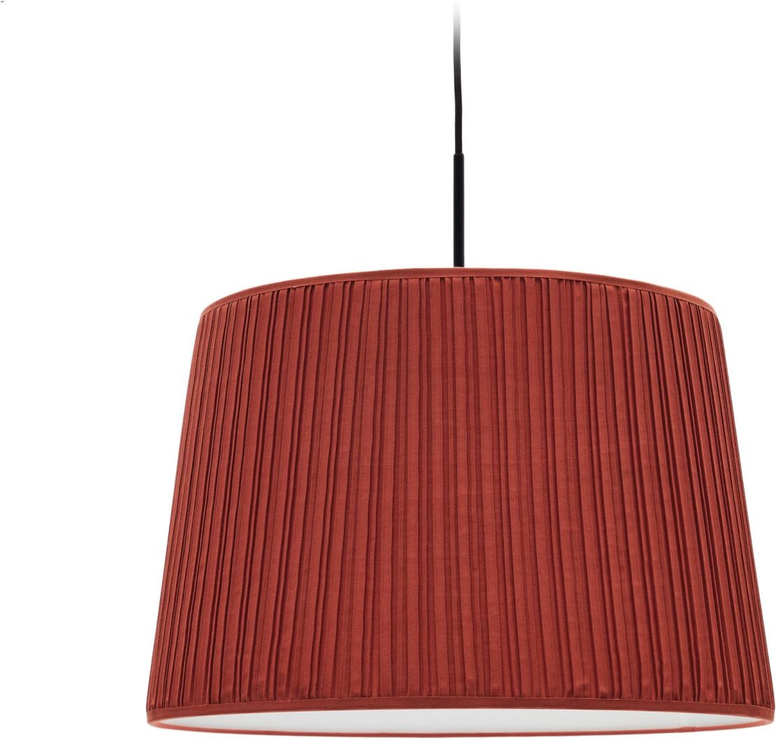 Pendel lampeskærm Kave Home Guash terracotta Ø50 x H33 cm