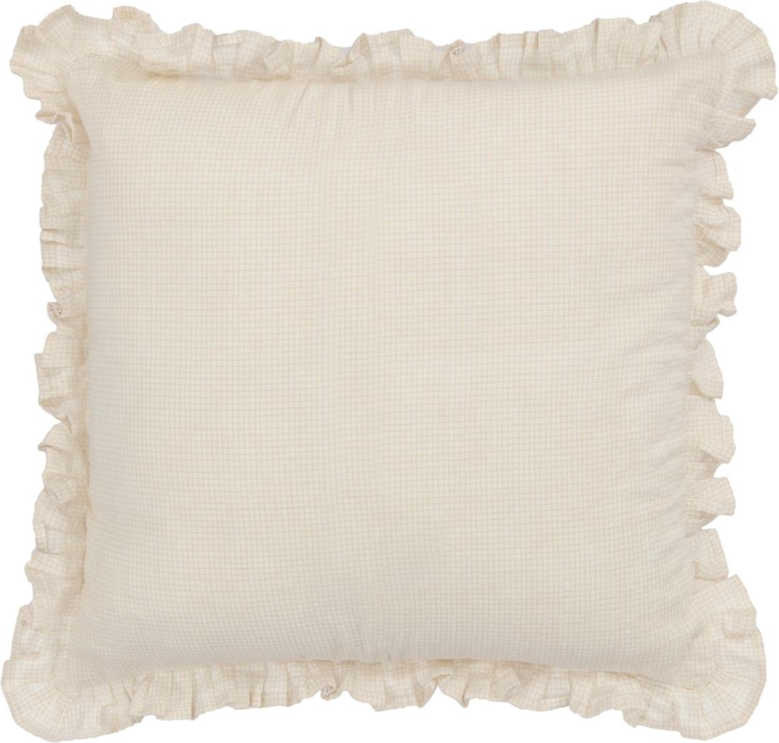 Pudebetræk Kave Home Nacha 45x45 cm bomuld/hør beige