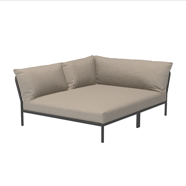 HOUE Level/2 cozy corner venstrevendt - Ash  : Erling Christensen Møbler