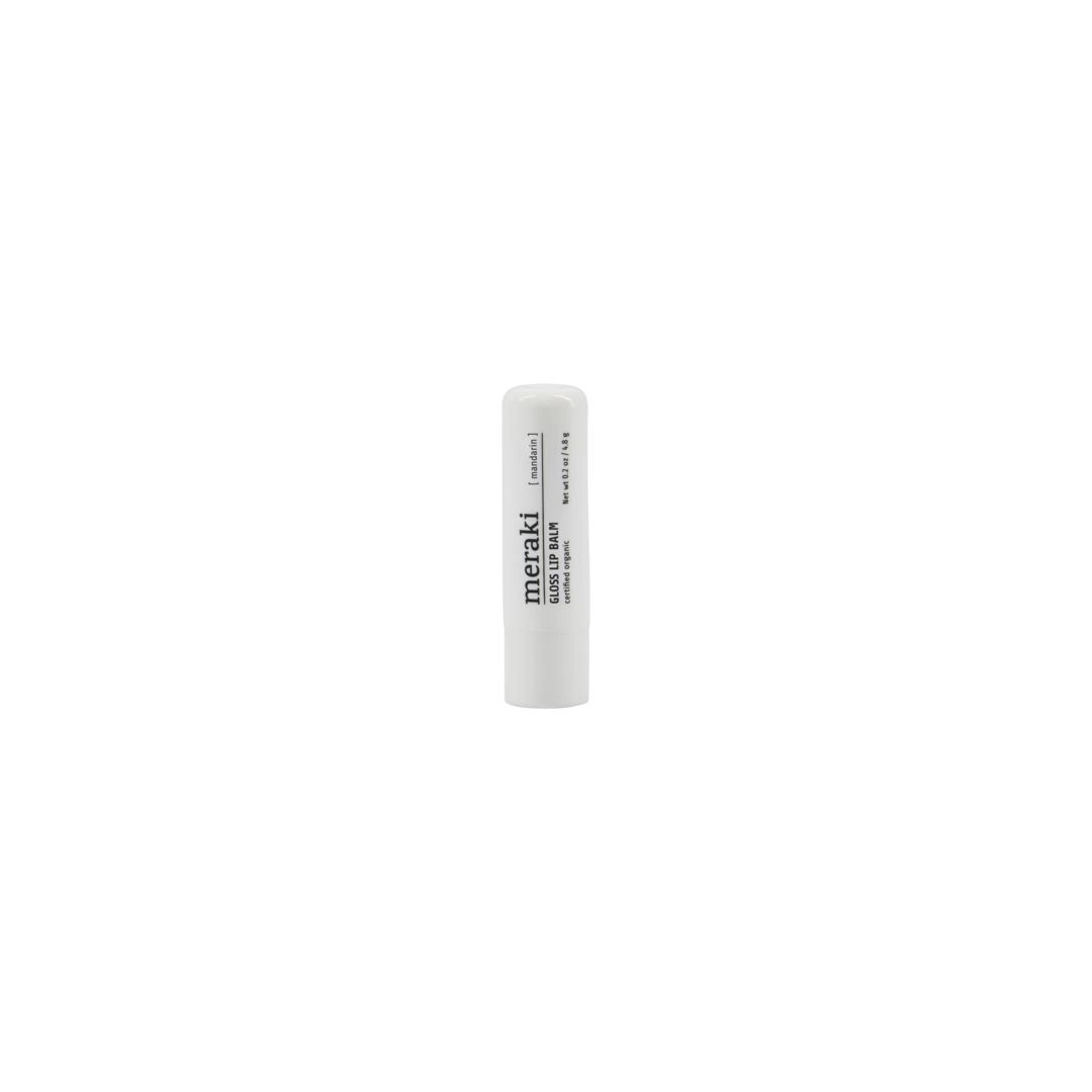 Læbepomade gloss Meraki Mandarin 4,8 g  -  økologisk sheasmør & jojobaolie
