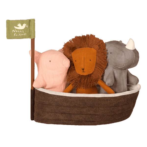 Maileg Noah's Ark med 3 mini dyr  : Erling Christensen Møbler