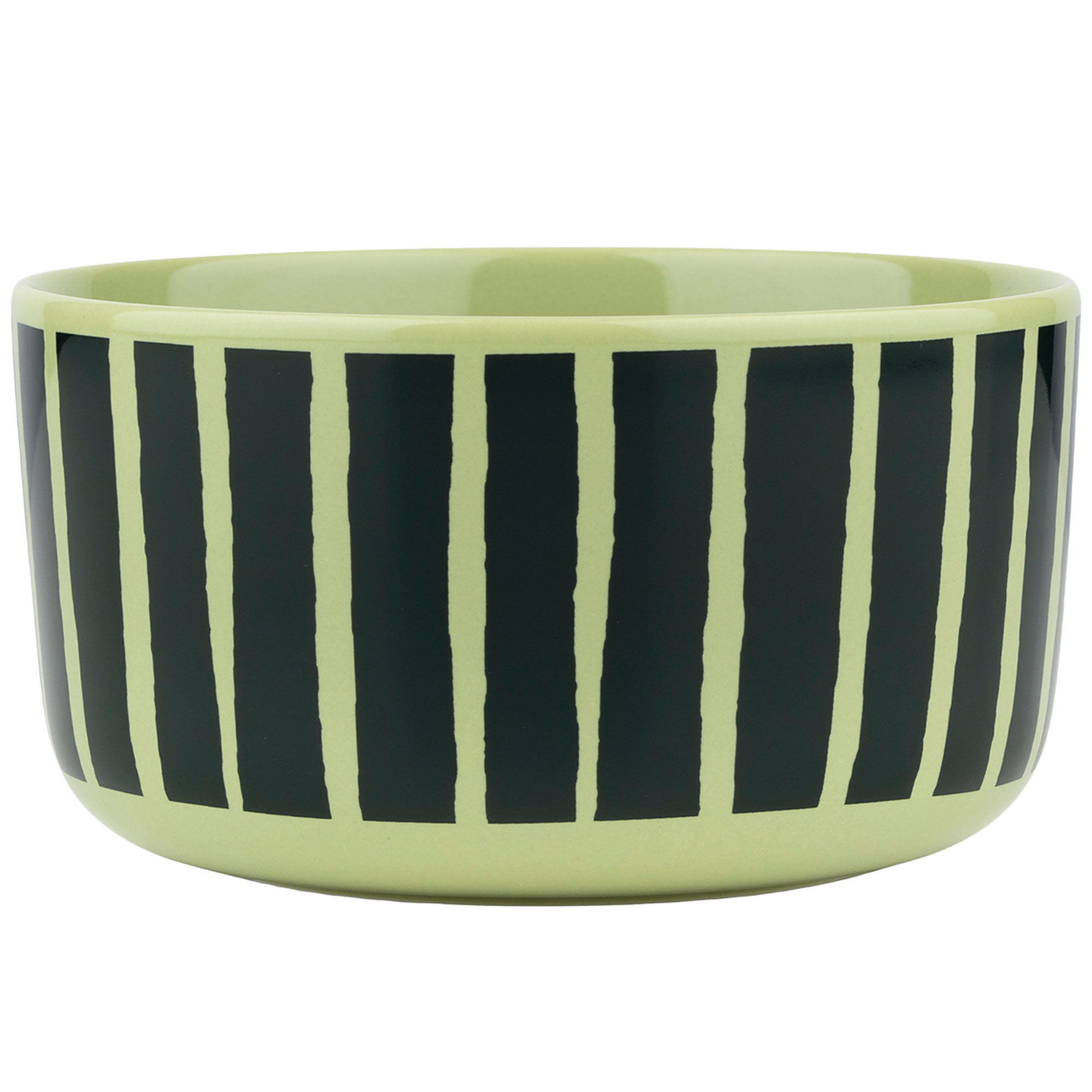 Marimekko Piccolo skål 5 dl, pære/mørkegrøn
